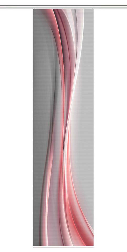 HOME in green Schiebegardine 84070 ELANIA Schiebegardine aus recyceltem Polyester, halbtransparent (1 St), Polyester von HOME in green