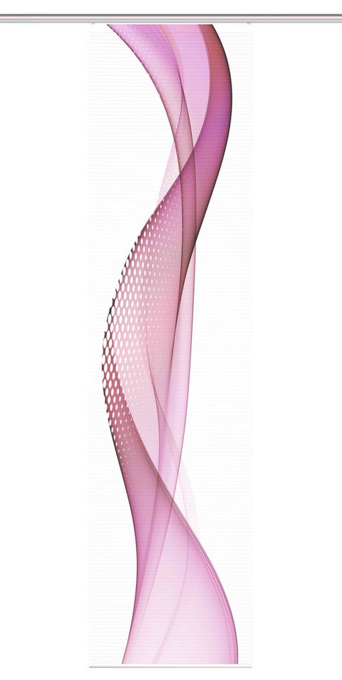 HOME in green Schiebegardine 84099 NEVOLA Schiebegardine recyceltem Polyester 245x60 cm (1 St), Polyester (recycelt) Polyester von HOME in green