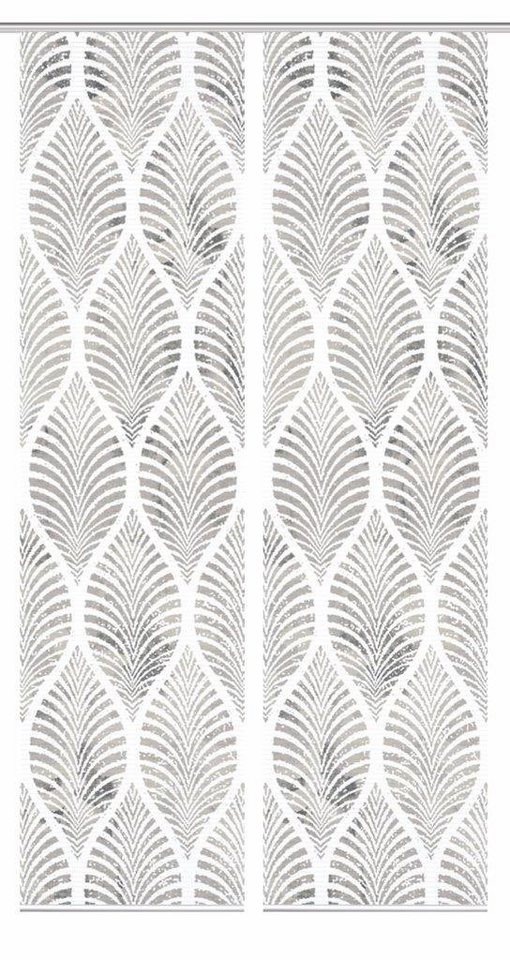 HOME in green Schiebegardine 84112 VIDARO Schiebegardine aus recyceltem Polyester 245x60 cm, (2 St), Polyester (recycelt) Polyester von HOME in green