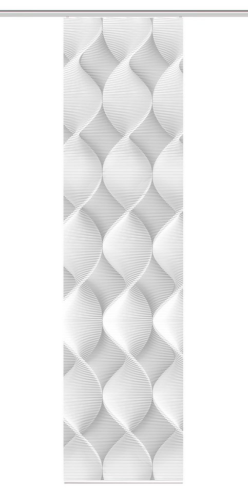 HOME in green Schiebegardine 84113 LAMIRA Schiebegardine, recyceltem Polyester, 245x60 cm (1 St), Polyester (recycelt) Polyester von HOME in green