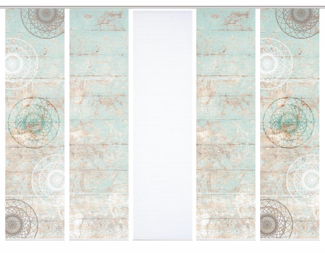 HOME in green Schiebegardine HOME in green 84089 MANDRIGA Schiebegardine aus recyceltem Polyester (5 St), Polyester (recycelt) Polyester von HOME in green