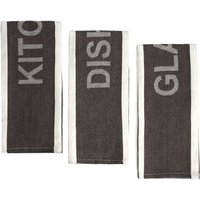 Geschirrtuch-Set Essential mittelbraun 45 x 70 von HOME&YOU