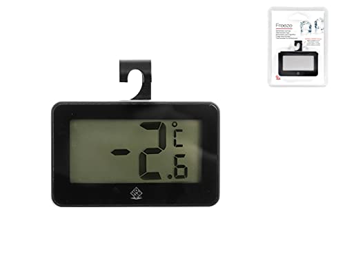 Home 8679600 Digitales Thermometer für Kühlschrank Freeze, Kunststoff, Schwarz von HOME