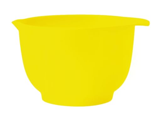 Home Mixing Bowl Melamin gelb mit Rand, 21 cm, gelb von HOME