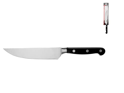 Home Professional Französisches Messer, Edelstahl, Schwarz, 16 cm von HOME