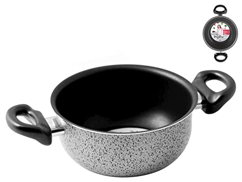 Home Salt Peper Auflauf 2 Griffe Antihaft-Salzpfeffer 24 cm Kochtopf, Material, Multicolor von HOME