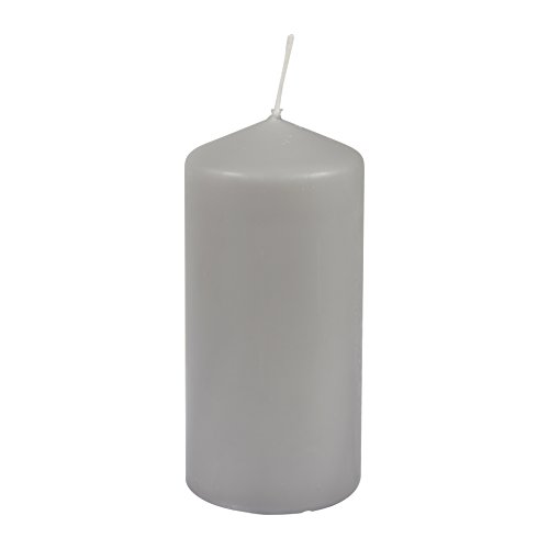 homea 6bpc001mb Duftkerze Zylindrische Paraffin, Grau (MUSC BLANC), 6,5 x 6,5 x 14 cm von Homéa