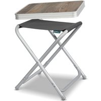 Campinghocker Klapphocker mit mdf Tisch aus Aluminium Leichter kleiner Aussenstuhl für Camping, Angeln, Picknick, Reisen und Wandern - Homecall Campinghocker Klapphocker mit mdf Tisch aus Aluminium Leichter kleiner Aussenstuhl für Camping, Angeln, Picknick, Reisen und Wandern - Homecall von HOMECALL