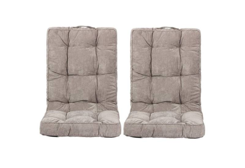 HOMECALL Dekokissen Bankauflage Sitzbankauflage Sitzkissen mit Rückenlehne, 2 er Nordisches Design, für Gartenbank, 120 x 60 x 12 cm von HOMECALL