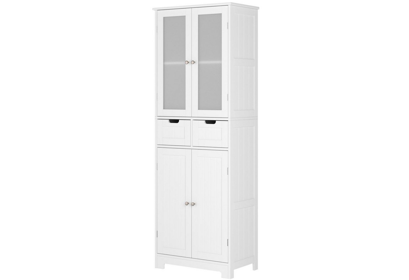 HOMECHO Hochschrank Badschrank mit 4 Türen 2 Schubladen für Küche, Bad, Weiß HOMECHO Hochschrank Badschrank mit 4 Türen 2 Schubladen für Küche, Bad, Weiß von HOMECHO