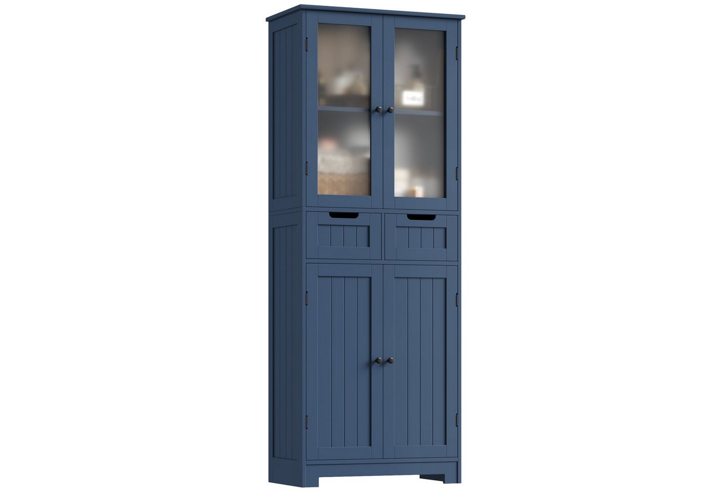 HOMECHO Hochschrank Badschrank mit 4 Türen 2 Schubladen für Küche, Bad, Weiß HOMECHO Hochschrank Badschrank mit 4 Türen 2 Schubladen für Küche, Bad, Weiß von HOMECHO