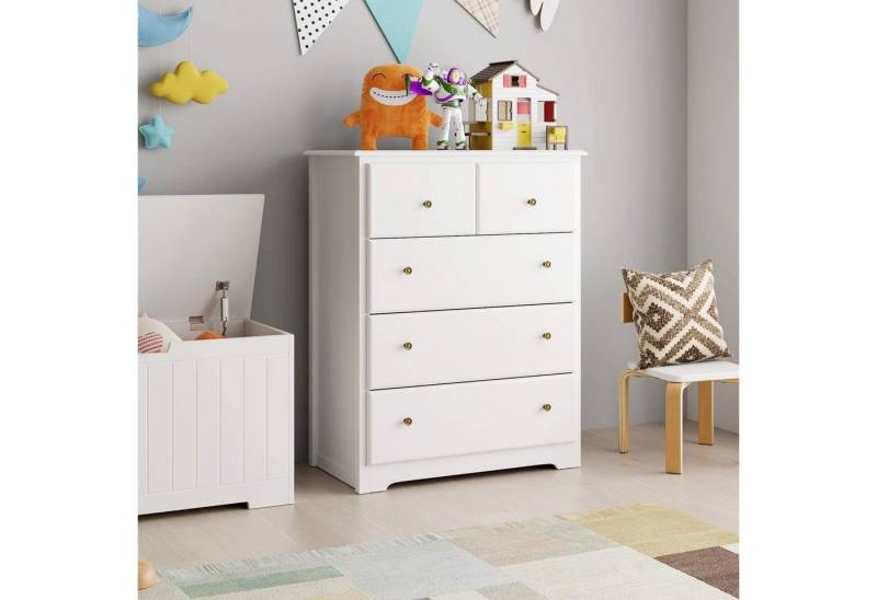 HOMECHO Kommode, Kommode mit Schubladen Mehrzweckschrank Holz HOMECHO Kommode, Kommode mit Schubladen Mehrzweckschrank Holz von HOMECHO