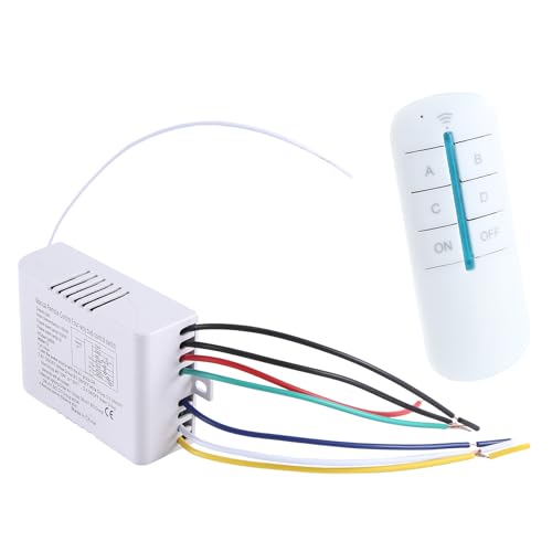 HOMEDEK 4-Wege-Licht-Lampe Digital Wireless Remote Control Switch ON/OFF 220V von HOMEDEK