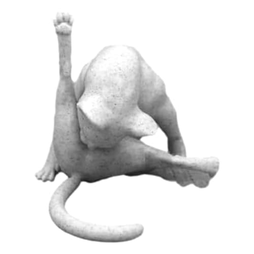 HOMEDEK Katzenskulptur, Lustige Katzenfigur, Katzenfiguren für Katzenliebhaber, Katzenstatuen Als Heimdekoration, Katzengeschenke für Katzenliebhaber, Einfach zu Verwenden HOMEDEK Katzenskulptur, Lustige Katzenfigur, Katzenfiguren für Katzenliebhaber, Katzenstatuen Als Heimdekoration, Katzengeschenke für Katzenliebhaber, Einfach zu Verwenden von HOMEDEK