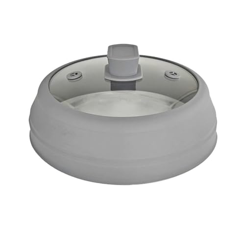 Mikrowellen-Spritzschutz, Glas-Mikrowellen-Abdeckung für Lebensmittel, Faltbare Mikrowellen-Teller-Abdeckung, 10,6/27 cm von HOMEDEK