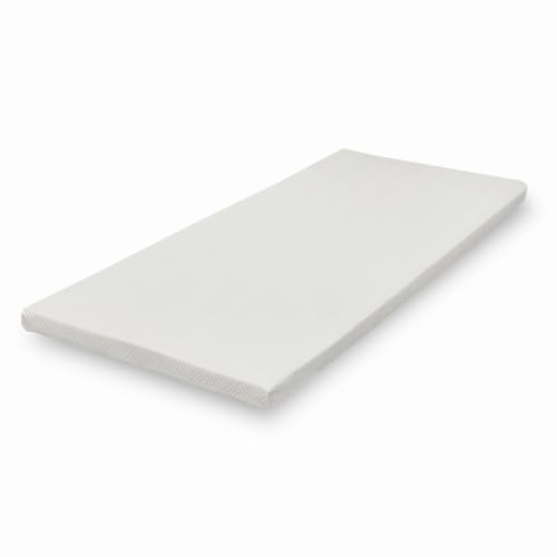 Viscoelastischer Matratzentopper COMBOCOOL™ 105 x 190 cm – Einzelmatratzenauflage mit Active Cooling – Waschbarer Frischbezug und verstärkte Gummizüge – 5 cm Dicke – Oeko-Tex® Zertifizierung von HOMEDI