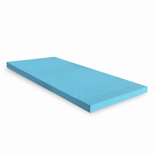 Viskoelastische Matratzenauflage – Matratzenauflage aus Memory-Schaum – Maße: 135 x 190 cm – Homedi von HOMEDI