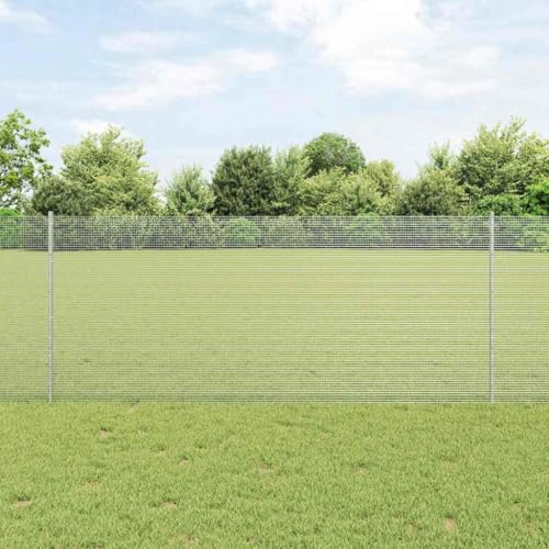 Anpassbares Zaunpaneel Set aus rostfreiem Stahl fuer Garten und Terrasse von HOMEELIKE