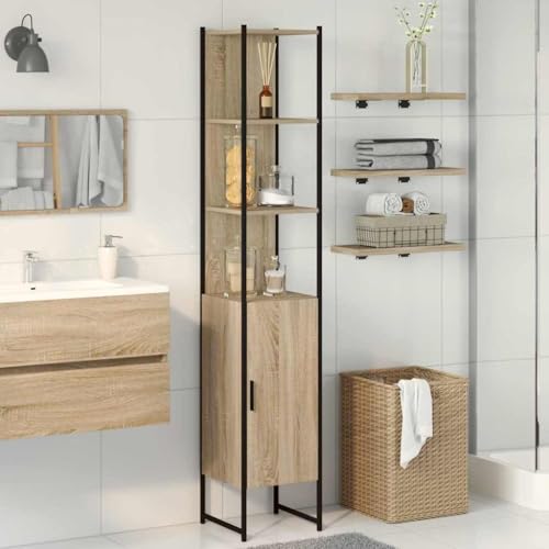 Badezimmer Hochschrank aus Holzwerkstoff von HOMEELIKE