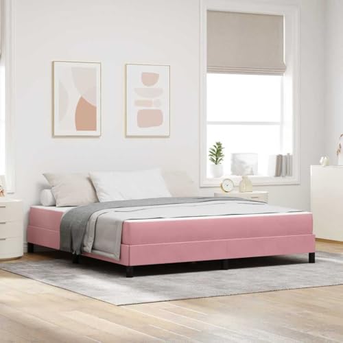 Boxspringbett inklusive Matratze Rosa 180x200 cm Weicher Samt Hochwertig Gemuetlich Boxspringbett inklusive Matratze Rosa 180x200 cm Weicher Samt Hochwertig Gemuetlich von HOMEELIKE