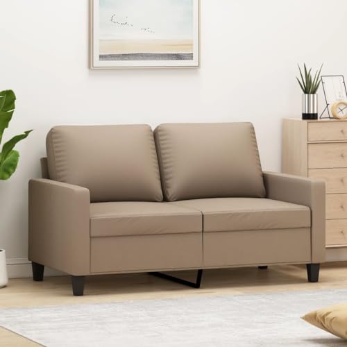 HOMEELIKE 2-Sitzer-Sofa Cappuccino-Braun 120 cm Kunstleder HOMEELIKE 2-Sitzer-Sofa Cappuccino-Braun 120 cm Kunstleder von HOMEELIKE