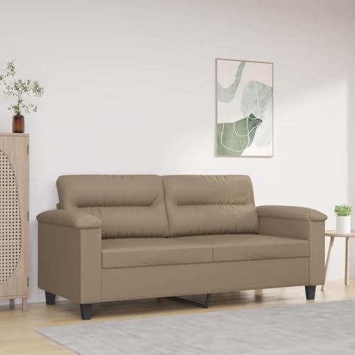 HOMEELIKE 2-Sitzer-Sofa Cappuccino-Braun 140 cm Kunstleder HOMEELIKE 2-Sitzer-Sofa Cappuccino-Braun 140 cm Kunstleder von HOMEELIKE