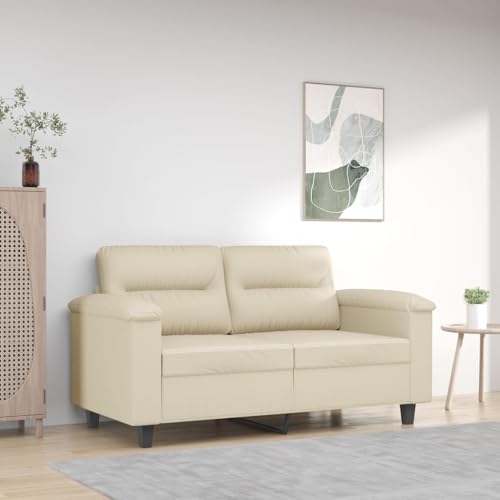 HOMEELIKE 2-Sitzer-Sofa Creme 120 cm Kunstleder HOMEELIKE 2-Sitzer-Sofa Creme 120 cm Kunstleder von HOMEELIKE