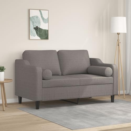 HOMEELIKE 2-Sitzer-Sofa mit Zierkissen Taupe 120 cm Stoff HOMEELIKE 2-Sitzer-Sofa mit Zierkissen Taupe 120 cm Stoff von HOMEELIKE
