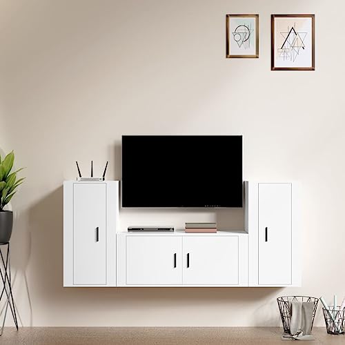 3er Set TV-Board Wei? Hochglanz Design Regalwand Ohne Bodenplatzeinbau Ideal Fur Wohnzimmer 3er Set TV-Board Wei? Hochglanz Design Regalwand Ohne Bodenplatzeinbau Ideal Fur Wohnzimmer von HOMEELIKE