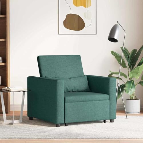 HOMEELIKE 3-in-1 Einzel-Schlafsofa aus dunkelgr¨¹nem Stoff HOMEELIKE 3-in-1 Einzel-Schlafsofa aus dunkelgr¨¹nem Stoff von HOMEELIKE