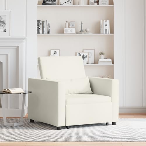 HOMEELIKE 3-in-1 Schlafsofa Creme Samt HOMEELIKE 3-in-1 Schlafsofa Creme Samt von HOMEELIKE