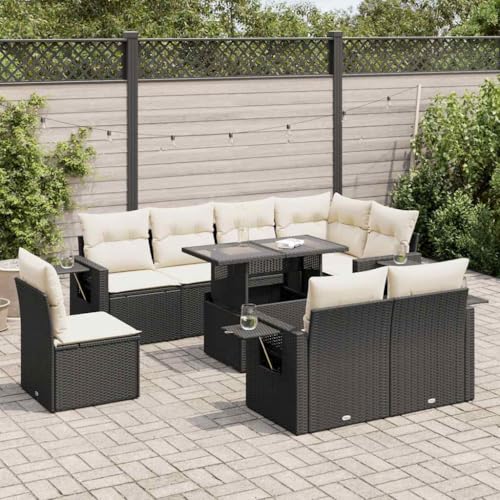 1. 5-teilige Graue Poly Rattan Gartensofa mit Kissen ¨C Wetterbest?ndige Sitzgruppe f¨¹r Terrasse und Garten 1. 5-teilige Graue Poly Rattan Gartensofa mit Kissen ¨C Wetterbest?ndige Sitzgruppe f¨¹r Terrasse und Garten von HOMEELIKE