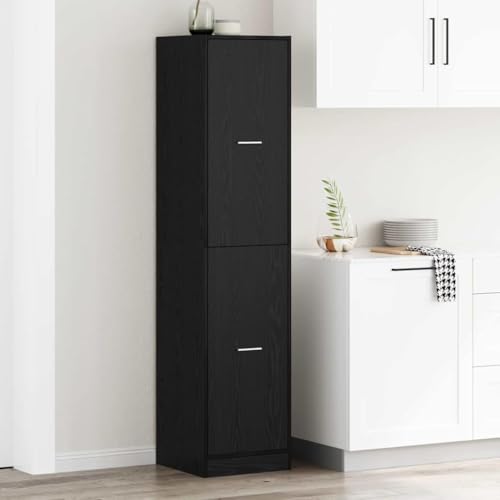 HOMEELIKE Apothekerschrank Schwarze Eiche 40 x 41 x 174.5 cm von HOMEELIKE