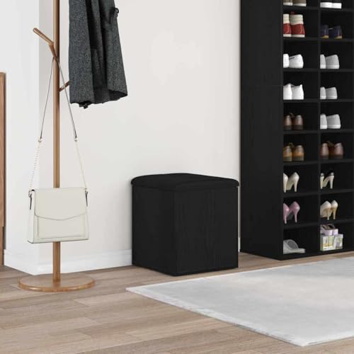 HOMEELIKE Aufbewahrungsbank Schwarze Eiche 42 x 42 x 45 cm Holzwerkstoff HOMEELIKE Aufbewahrungsbank Schwarze Eiche 42 x 42 x 45 cm Holzwerkstoff von HOMEELIKE