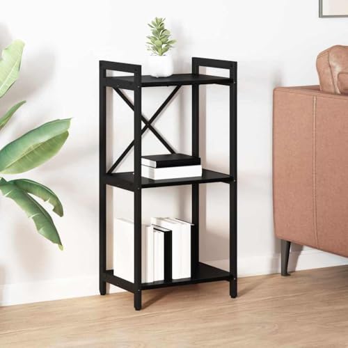 HOMEELIKE B¨¹cherregal Mit Stahlrahmen Schwarz Eiche 40 x 30 x 83 cm Stauraum Dekor HOMEELIKE B¨¹cherregal Mit Stahlrahmen Schwarz Eiche 40 x 30 x 83 cm Stauraum Dekor von HOMEELIKE