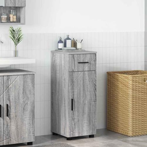 HOMEELIKE Badezimmer Schrank Grau Sonoma 30 x 35 x 80 cm Holzwerkstoff HOMEELIKE Badezimmer Schrank Grau Sonoma 30 x 35 x 80 cm Holzwerkstoff von HOMEELIKE