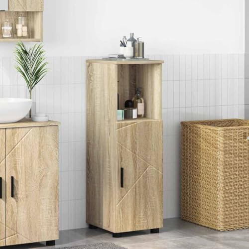HOMEELIKE Badezimmer Schrank Sonoma Eiche 30 x 35 x 95 cm Holzwerkstoff HOMEELIKE Badezimmer Schrank Sonoma Eiche 30 x 35 x 95 cm Holzwerkstoff von HOMEELIKE