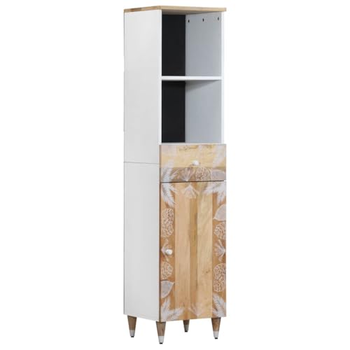 HOMEELIKE Badschrank 38x33,5x160 cm Massivholz Mango HOMEELIKE Badschrank 38x33,5x160 cm Massivholz Mango von HOMEELIKE