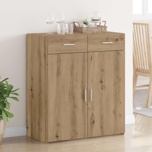 HOMEELIKE Badschrank Eiche handwerklich 80 x 42,5 x 93,5 cm Holzwerkstoff HOMEELIKE Badschrank Eiche handwerklich 80 x 42,5 x 93,5 cm Holzwerkstoff von HOMEELIKE