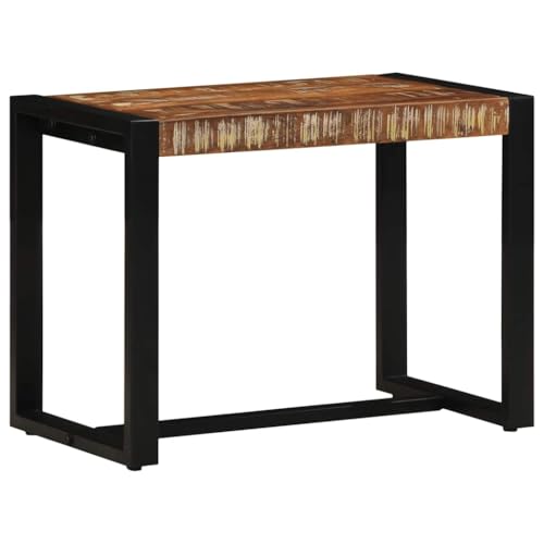 HOMEELIKE Bank Mehrfarbig 60x35x45 cm Massivholz Altholz von HOMEELIKE