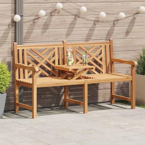 HOMEELIKE Bank Sonstiges Braun 150 x 60 x 90 cm Massives Teakholz HOMEELIKE Bank Sonstiges Braun 150 x 60 x 90 cm Massives Teakholz von HOMEELIKE