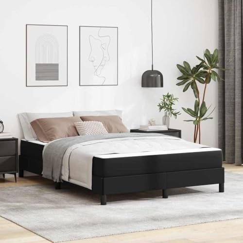 HOMEELIKE Bett Sonstiges Schwarz 140 x 200 cm Kunstleder HOMEELIKE Bett Sonstiges Schwarz 140 x 200 cm Kunstleder von HOMEELIKE