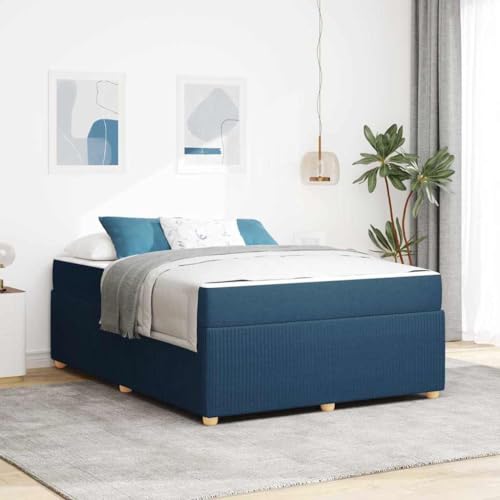 HOMEELIKE Bettgestell Sonstiges Blau 140 x 200 cm Stoff HOMEELIKE Bettgestell Sonstiges Blau 140 x 200 cm Stoff von HOMEELIKE