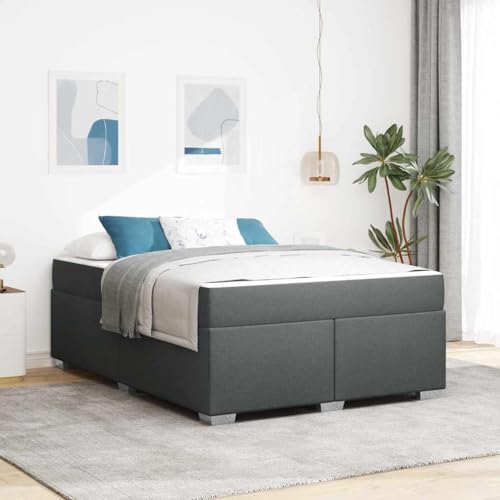HOMEELIKE Bettgestell Sonstiges Dunkelgrau 140 x 200 cm Stoff HOMEELIKE Bettgestell Sonstiges Dunkelgrau 140 x 200 cm Stoff von HOMEELIKE