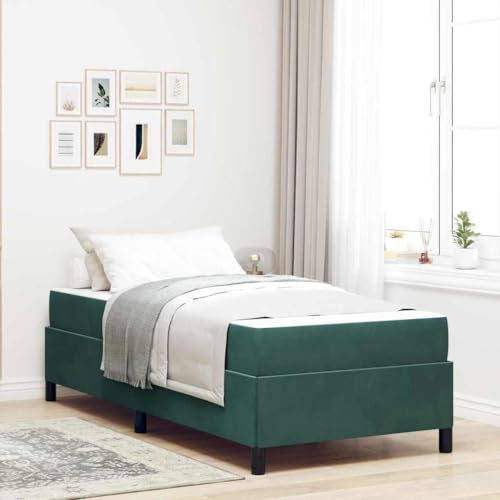 HOMEELIKE Bettgestell Sonstiges Wei? und Hellgrau 80 x 200 cm Samt HOMEELIKE Bettgestell Sonstiges Wei? und Hellgrau 80 x 200 cm Samt von HOMEELIKE