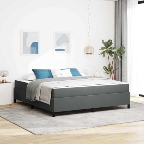 HOMEELIKE Boxspringbett Dunkelgrau, Schwarz 180 x 200 cm HOMEELIKE Boxspringbett Dunkelgrau, Schwarz 180 x 200 cm von HOMEELIKE