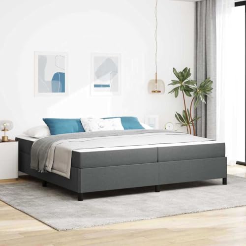 HOMEELIKE Boxspringbett Dunkelgrau, Schwarz 200 x 200 cm HOMEELIKE Boxspringbett Dunkelgrau, Schwarz 200 x 200 cm von HOMEELIKE