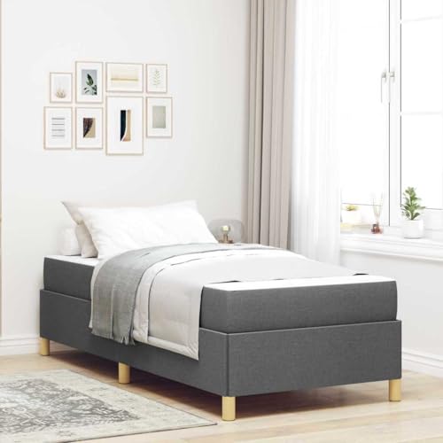 HOMEELIKE Boxspringbett Schwarz und Braun und Wei? 80 x 200 cm Polyester HOMEELIKE Boxspringbett Schwarz und Braun und Wei? 80 x 200 cm Polyester von HOMEELIKE
