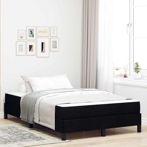HOMEELIKE Boxspringbett Sonstiges Schwarz 120 x 200 cm Stoff von HOMEELIKE