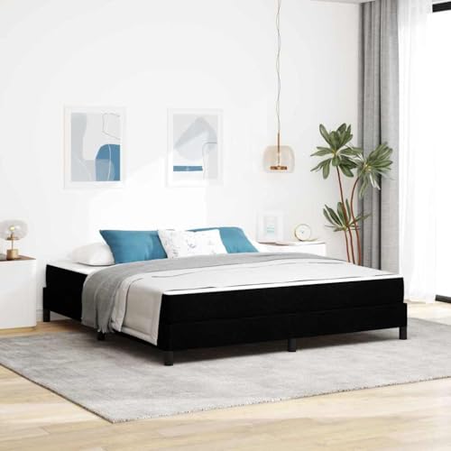 HOMEELIKE Boxspringbett Sonstiges Schwarz 180 x 200 cm Stoff HOMEELIKE Boxspringbett Sonstiges Schwarz 180 x 200 cm Stoff von HOMEELIKE